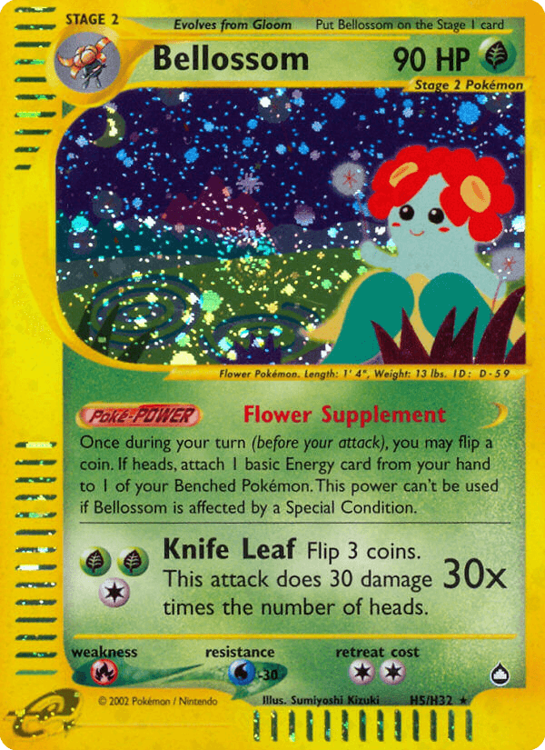 Bellossom Aquapolis card