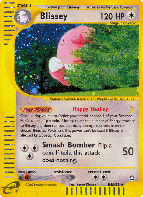 Blissey Aquapolis card
