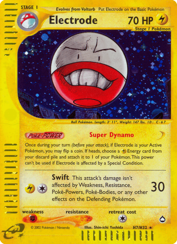 Electrode Aquapolis card