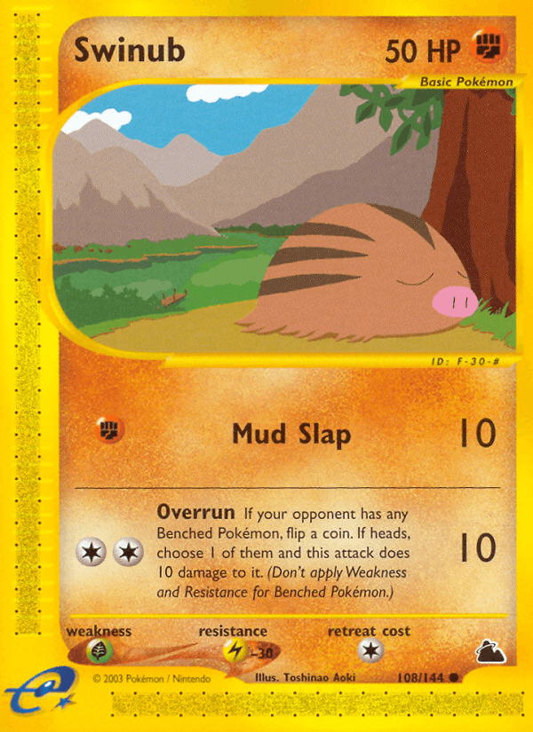 Swinub Skyridge card