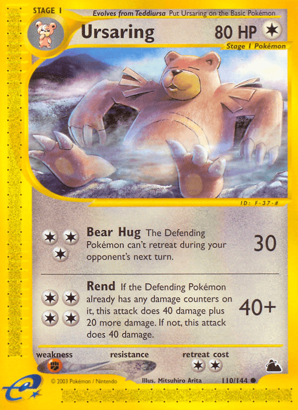 Ursaring Skyridge card