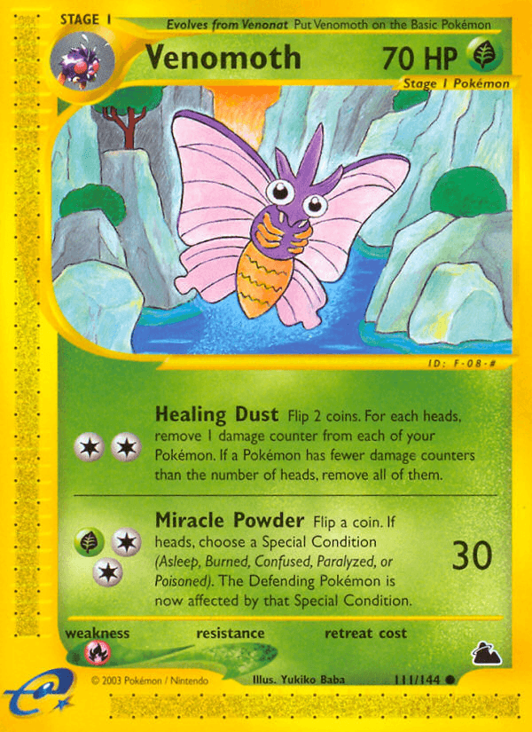 Venomoth Skyridge card