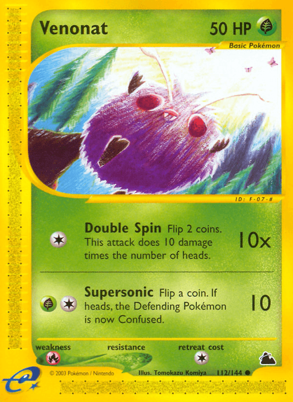 Venonat Skyridge card
