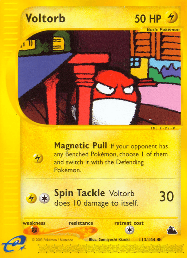 Voltorb Skyridge card