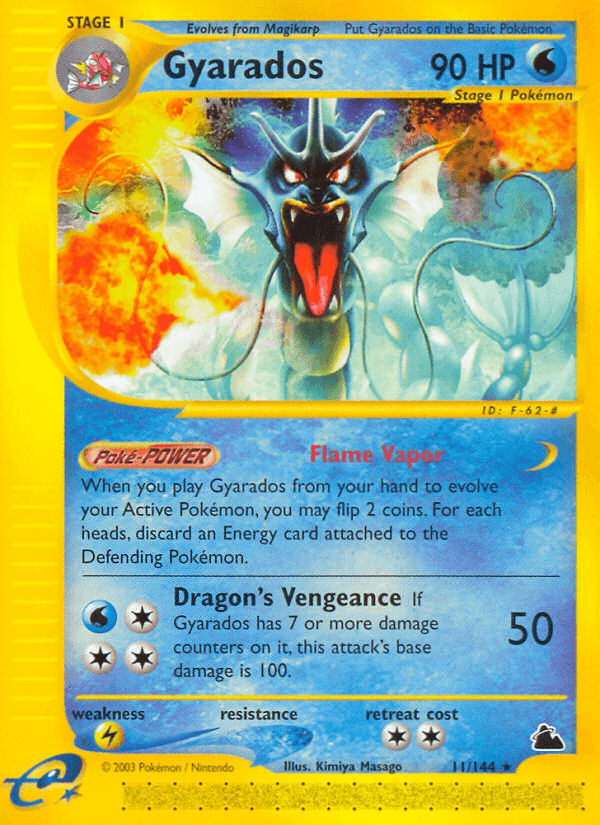 Gyarados Skyridge card