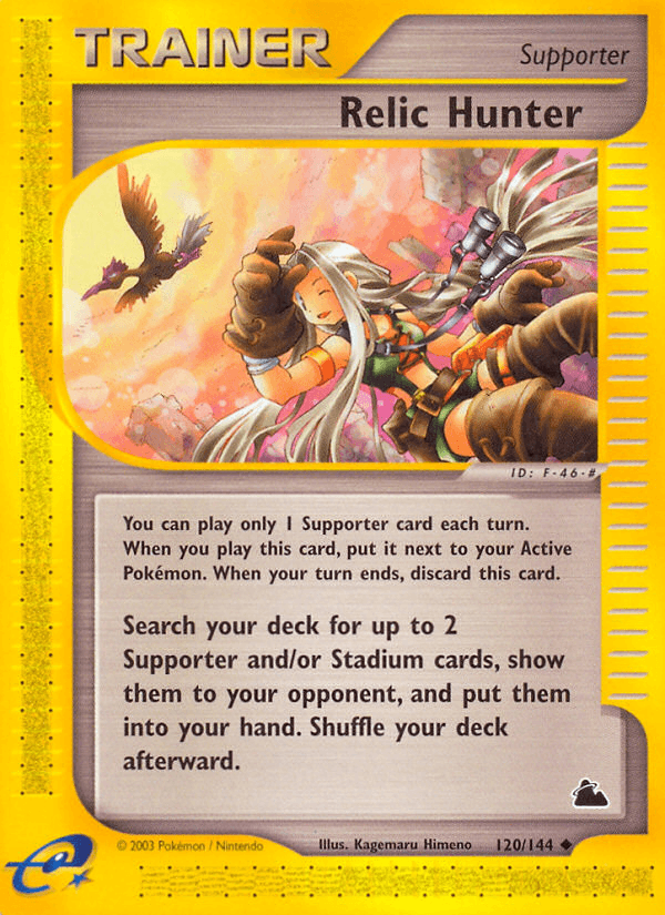 Relic Hunter Skyridge card