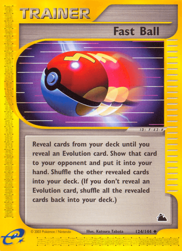 Fast Ball Skyridge card