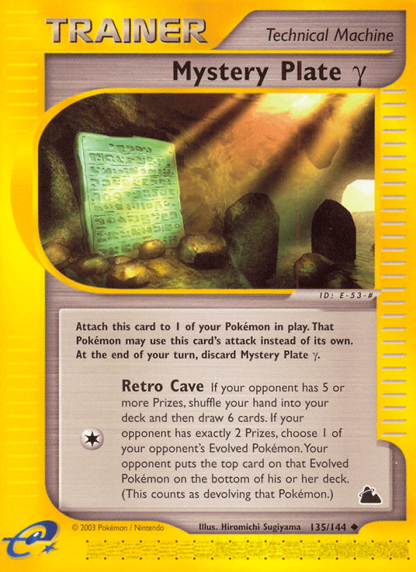 Mystery Plate γ Skyridge card