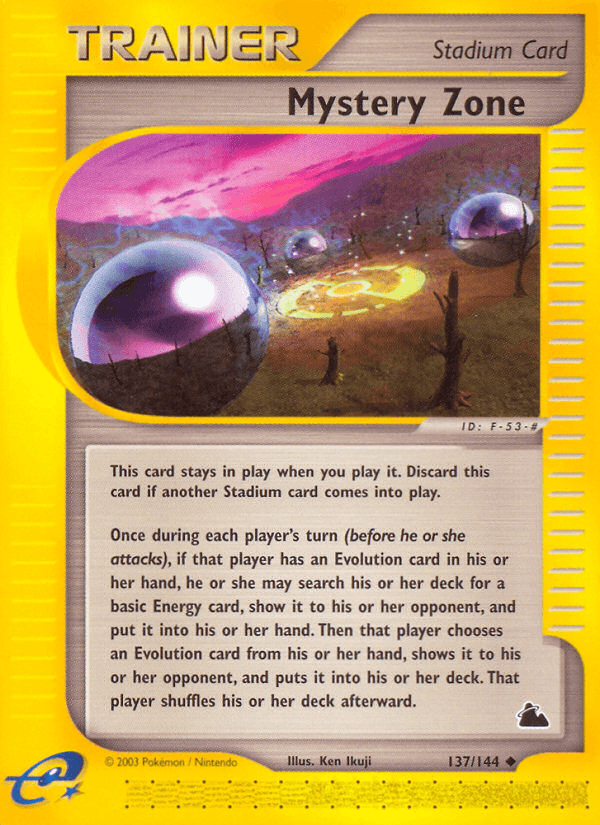 Mystery Zone Skyridge card