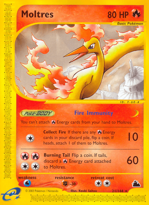 Moltres Skyridge card
