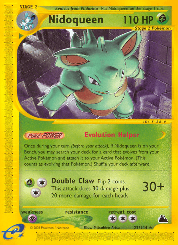 Nidoqueen Skyridge card