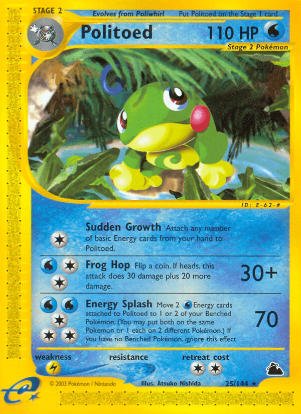 Politoed Skyridge card