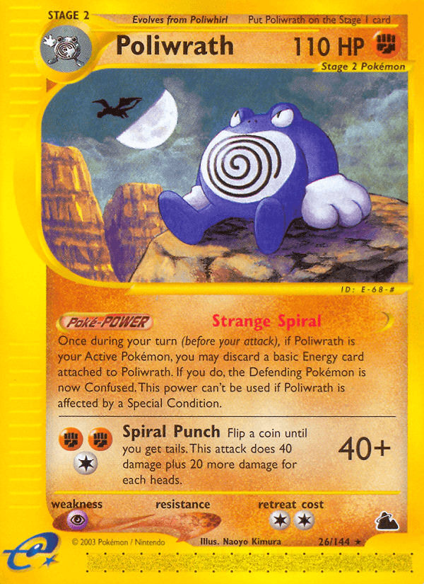 Poliwrath Skyridge card