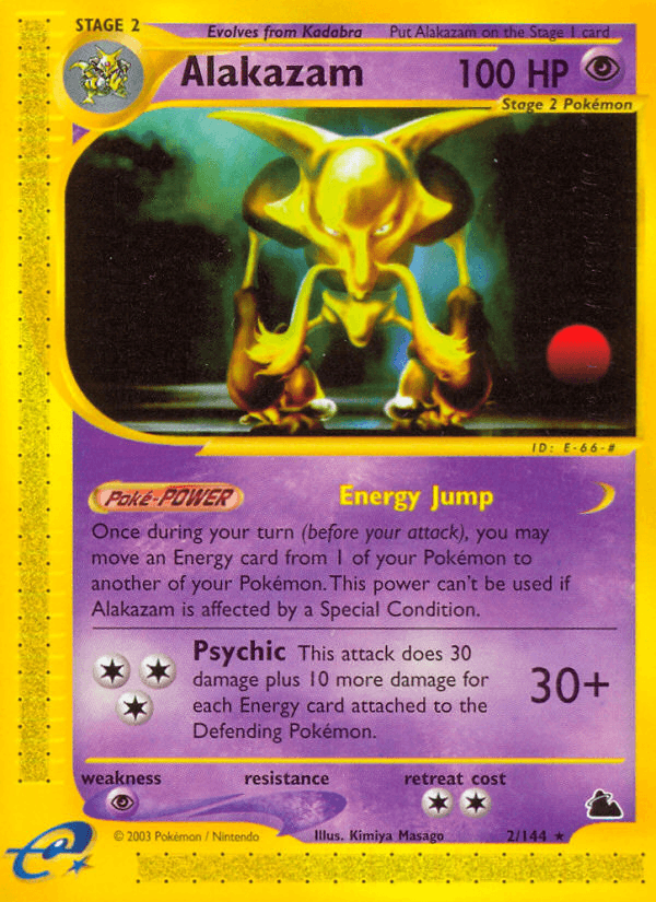 Alakazam Skyridge card