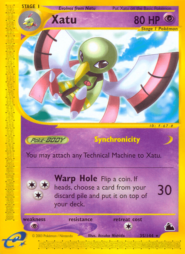 Xatu Skyridge card