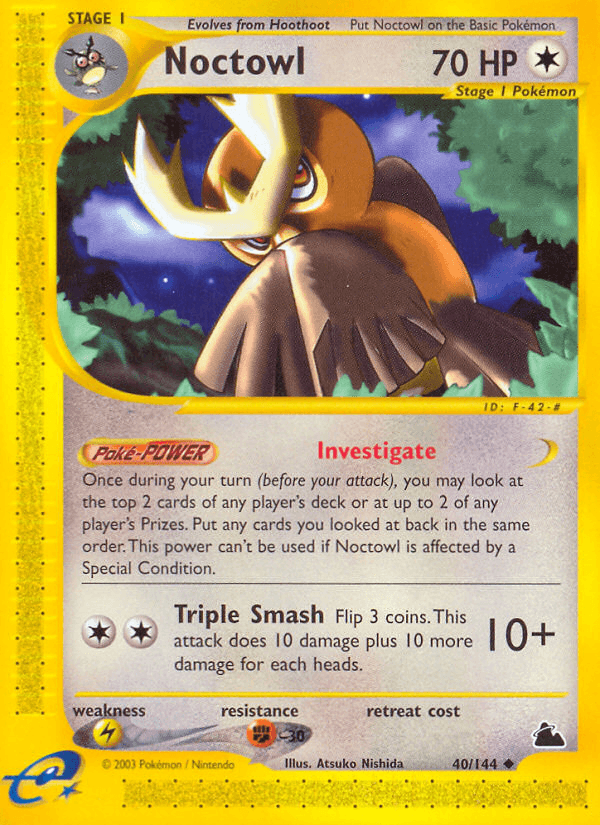Noctowl Skyridge card