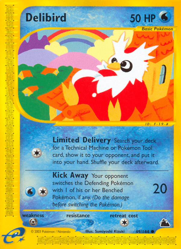 Delibird Skyridge card