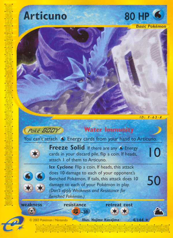 Articuno Skyridge card