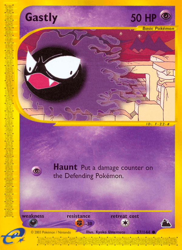 Gastly Skyridge card