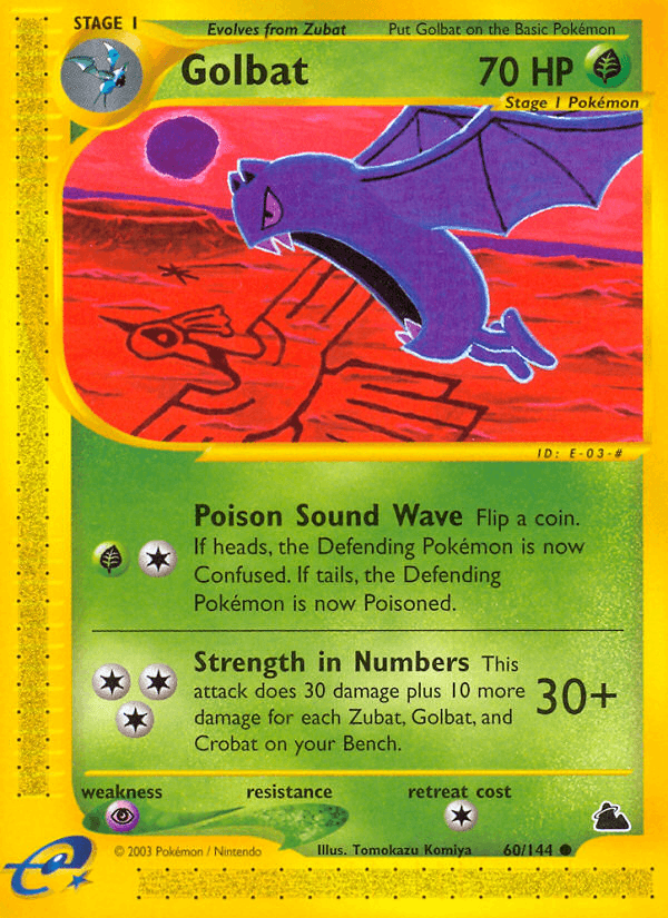 Golbat Skyridge card