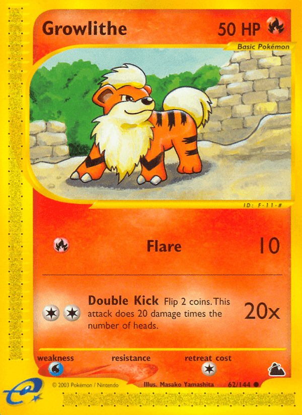 Growlithe Skyridge card
