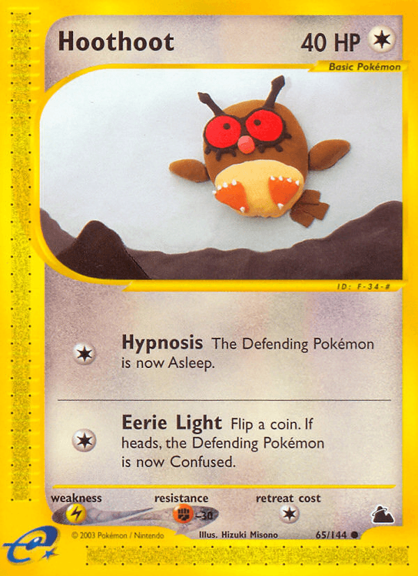 Hoothoot Skyridge card