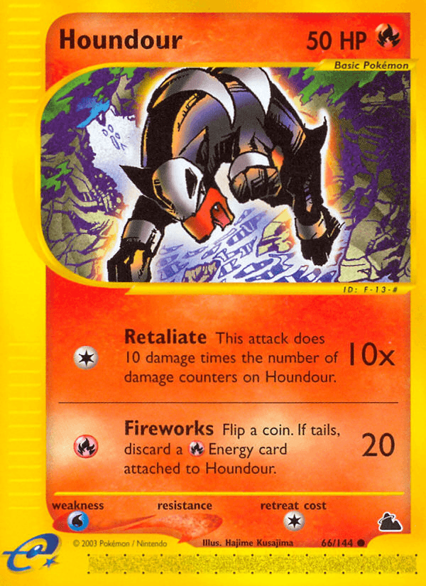 Houndour Skyridge card