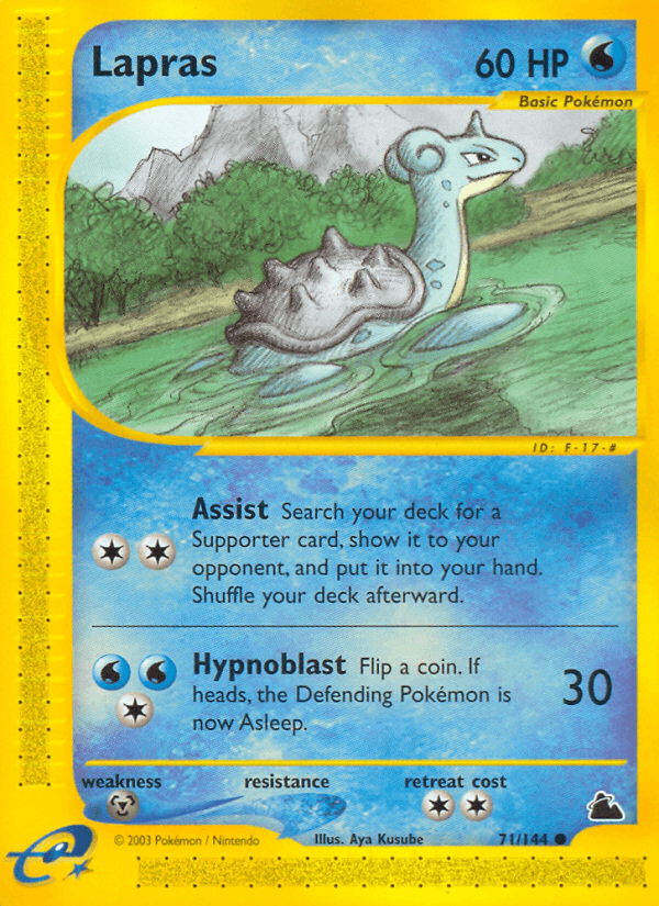 Lapras Skyridge card
