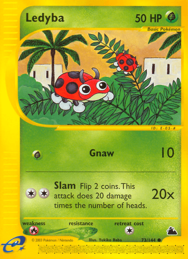 Ledyba Skyridge card