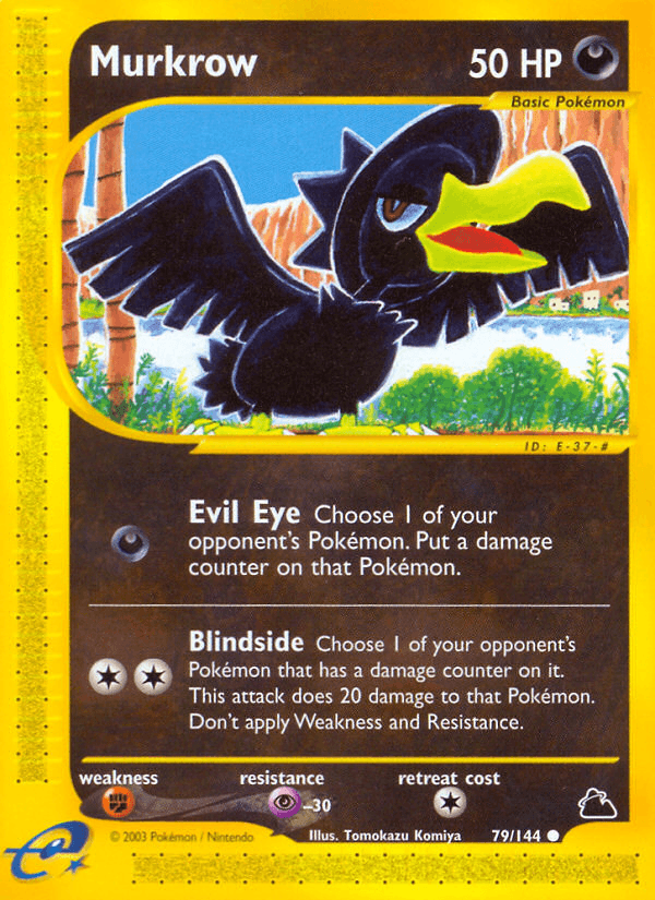Murkrow Skyridge card