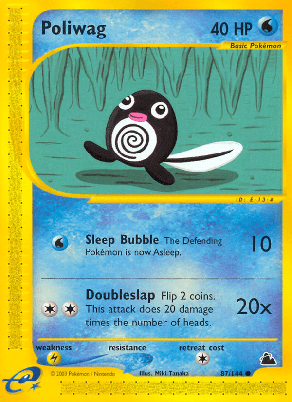 Poliwag Skyridge card