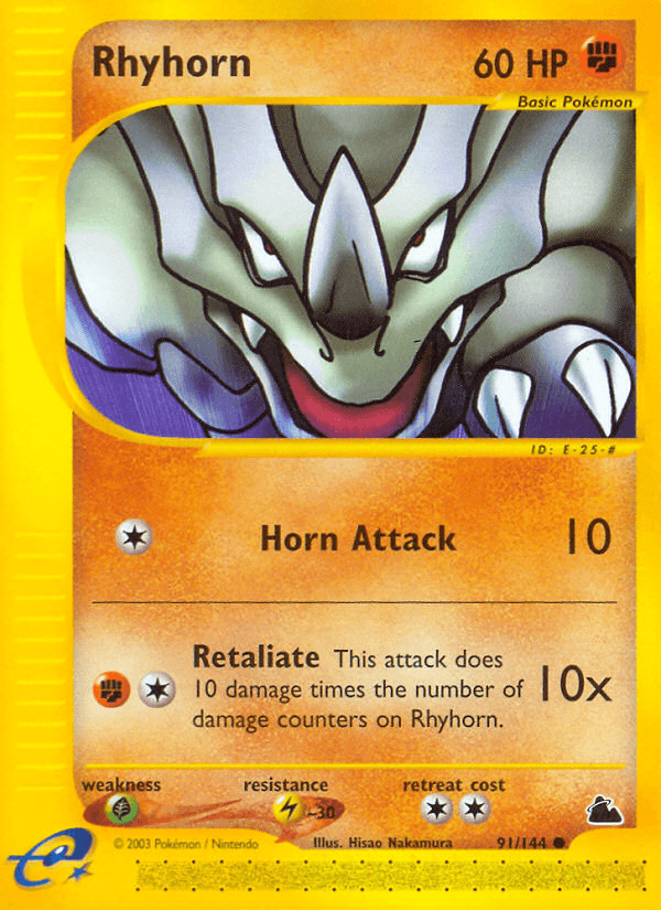 Rhyhorn Skyridge card