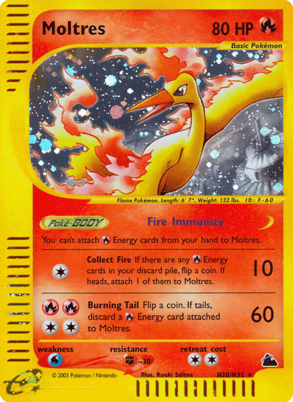 Moltres Skyridge card