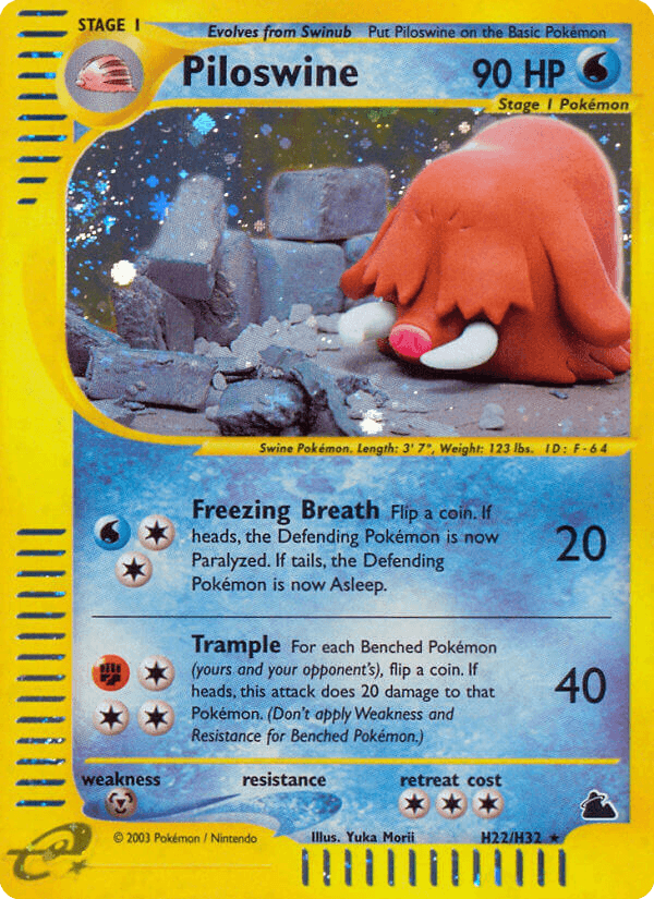 Piloswine Skyridge card