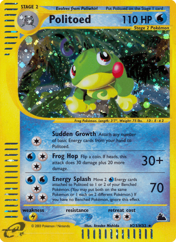 Politoed Skyridge card