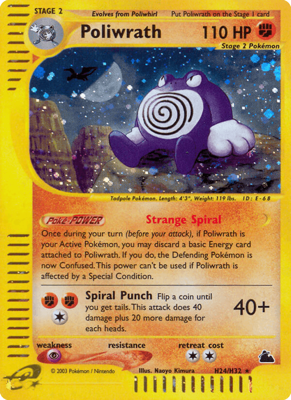 Poliwrath Skyridge card