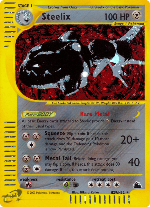 Steelix Skyridge card
