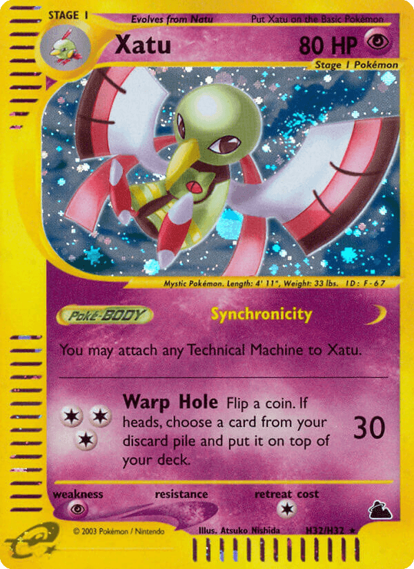 Xatu Skyridge card