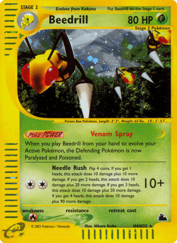 Beedrill Skyridge card
