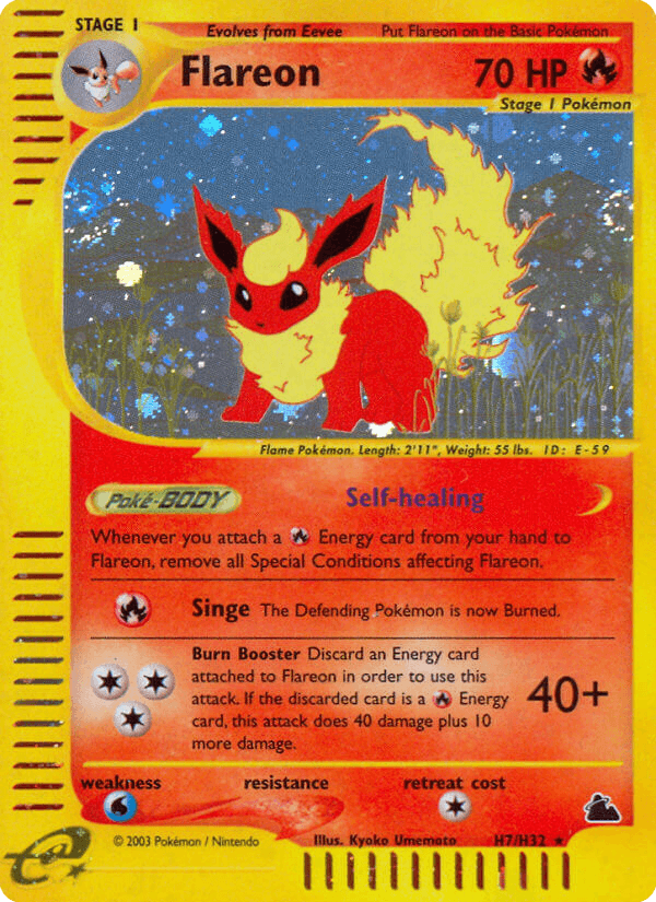 Flareon Skyridge card