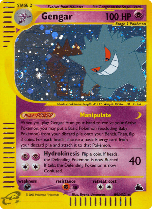 Gengar Skyridge card