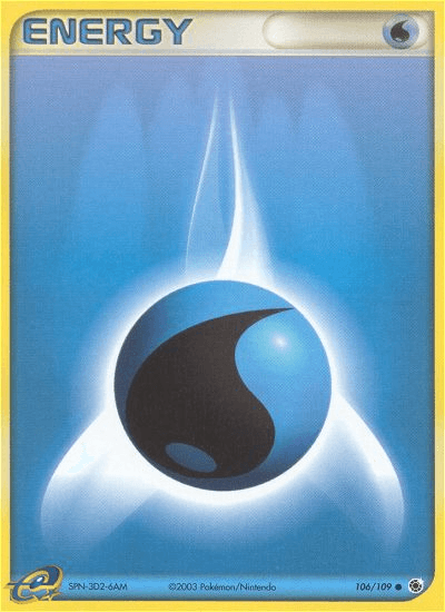 Water Energy Ruby & Sapphire card
