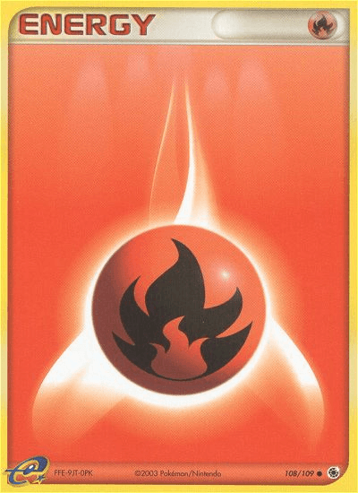 Fire Energy Ruby & Sapphire card