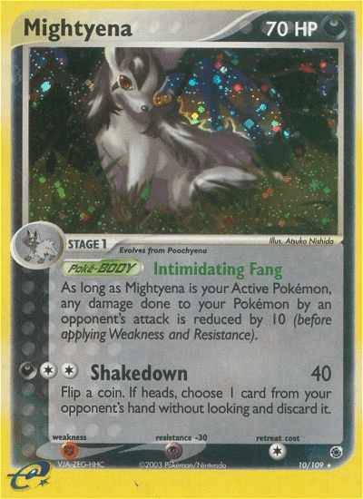 Mightyena Ruby & Sapphire card