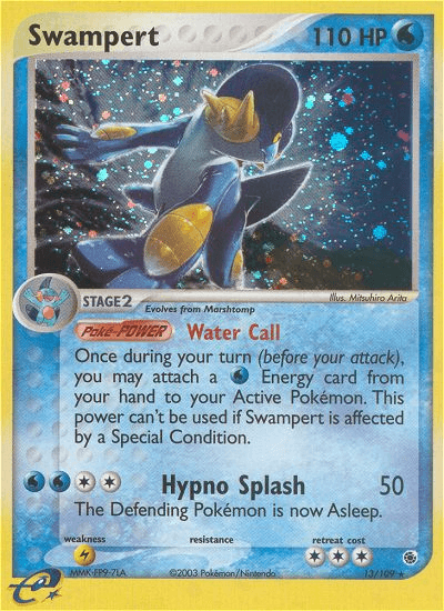 Swampert Ruby & Sapphire card
