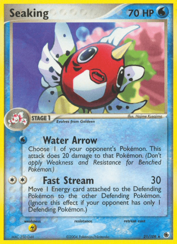 Seaking Ruby & Sapphire card