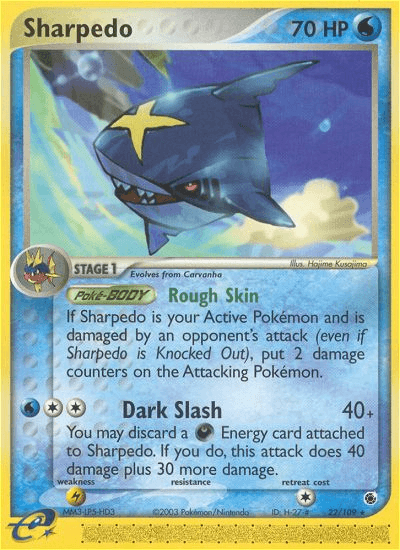 Sharpedo Ruby & Sapphire card
