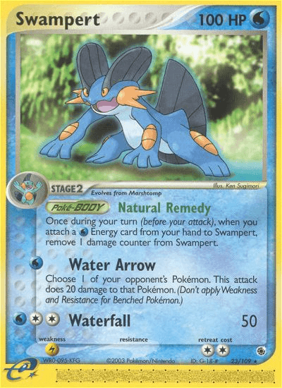 Swampert Ruby & Sapphire card
