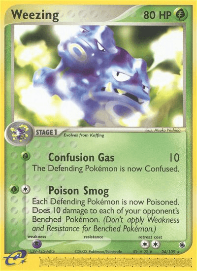 Weezing Ruby & Sapphire card