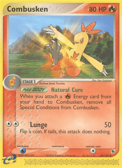 Combusken Ruby & Sapphire card